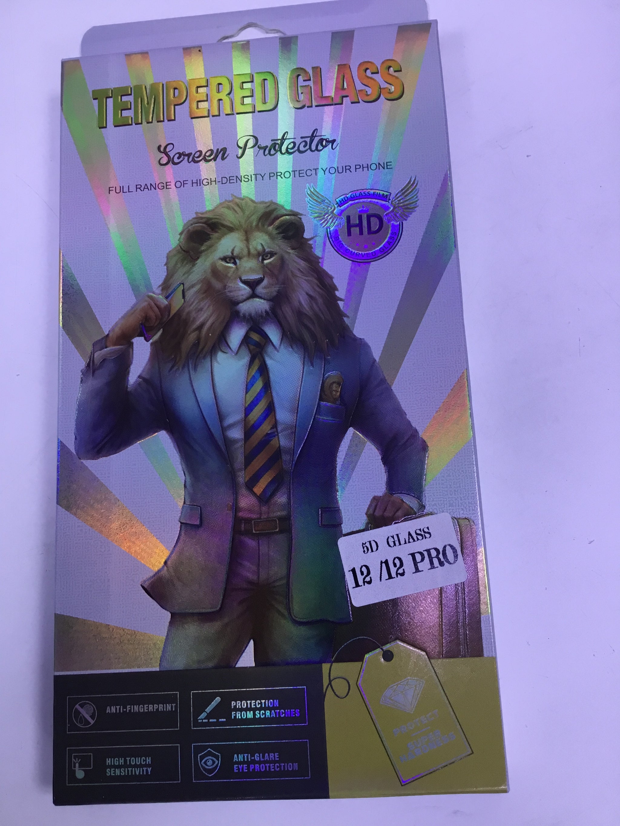 Tempered Glass HD- Screen Protector - 5D - iPhone - 12/12 Pro | Premium Quality - Best Sell Online