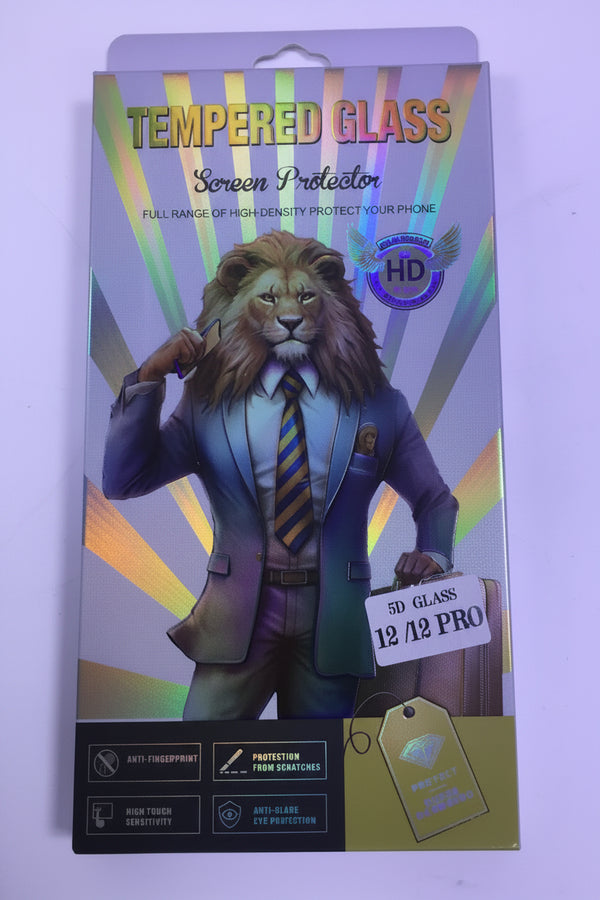 Tempered Glass HD- Screen Protector - 5D - iPhone - 12/12 Pro | Premium Quality - Best Sell Online