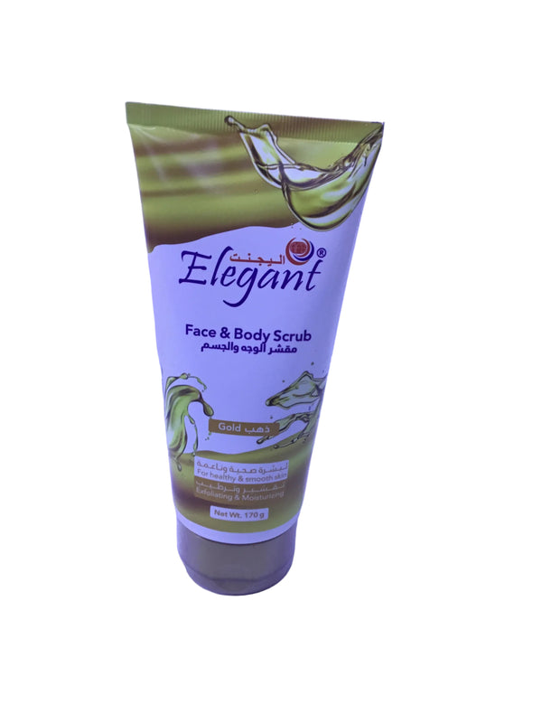 Elegant Face And Body Scrub-(Gold) - 170g - Healthy And Smooth Skin - Premium Quality