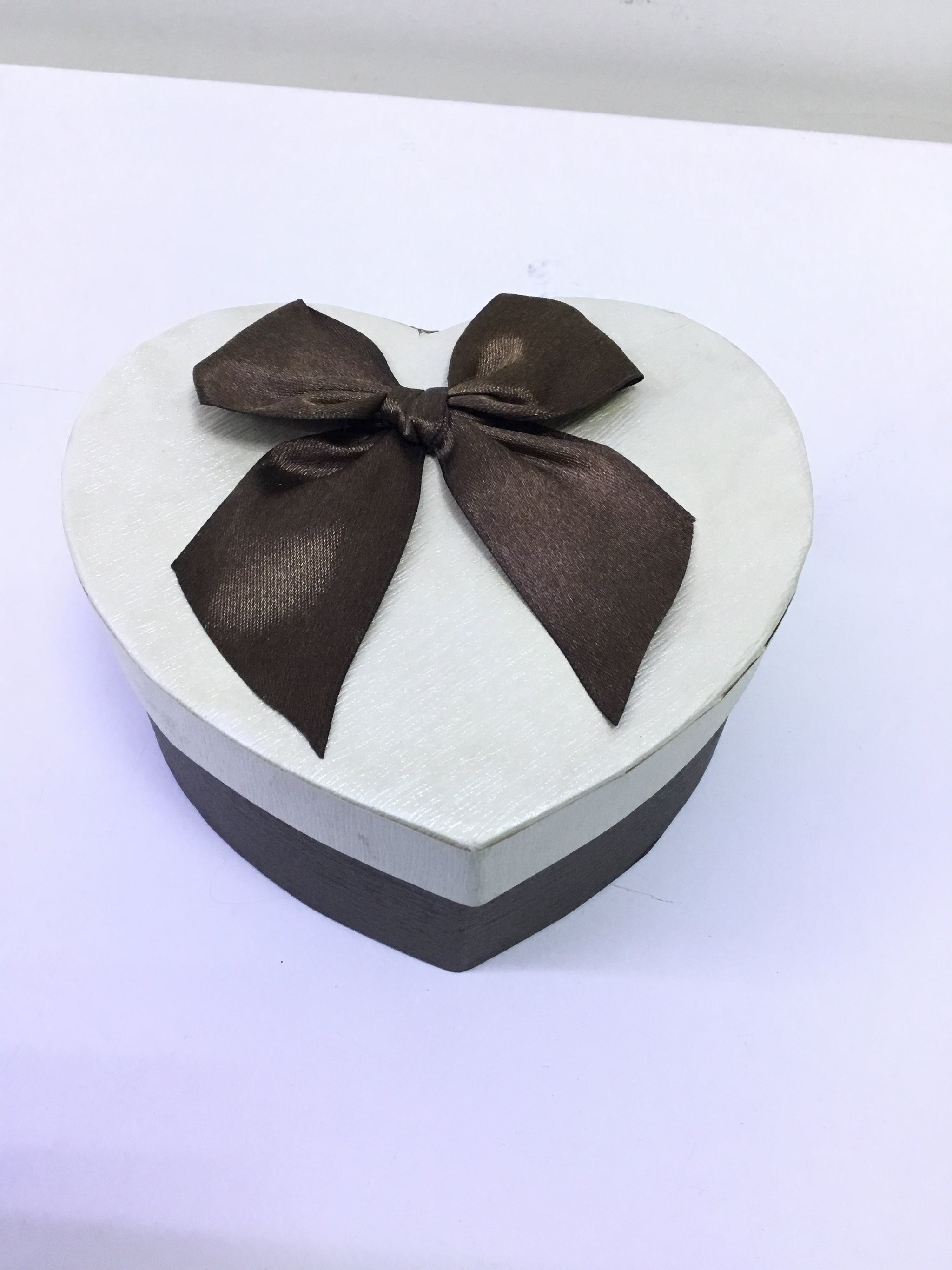Brown Heart Gift Box with Ribbon -8904 (Small) | Premium Quality | Best Sell Online