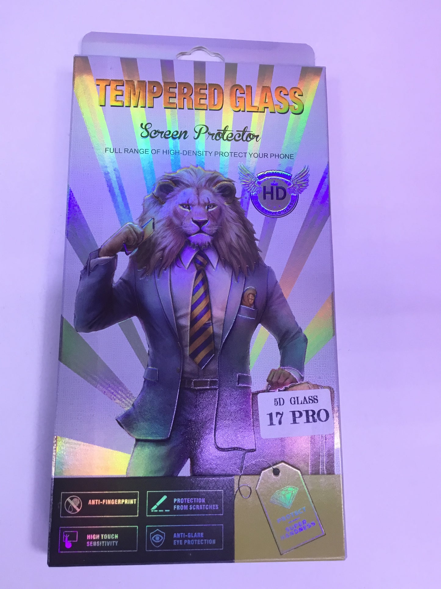Tempered Glass HD- Screen Protector - 5D - iPhone - 17 Pro | Premium Quality - Best Sell Online