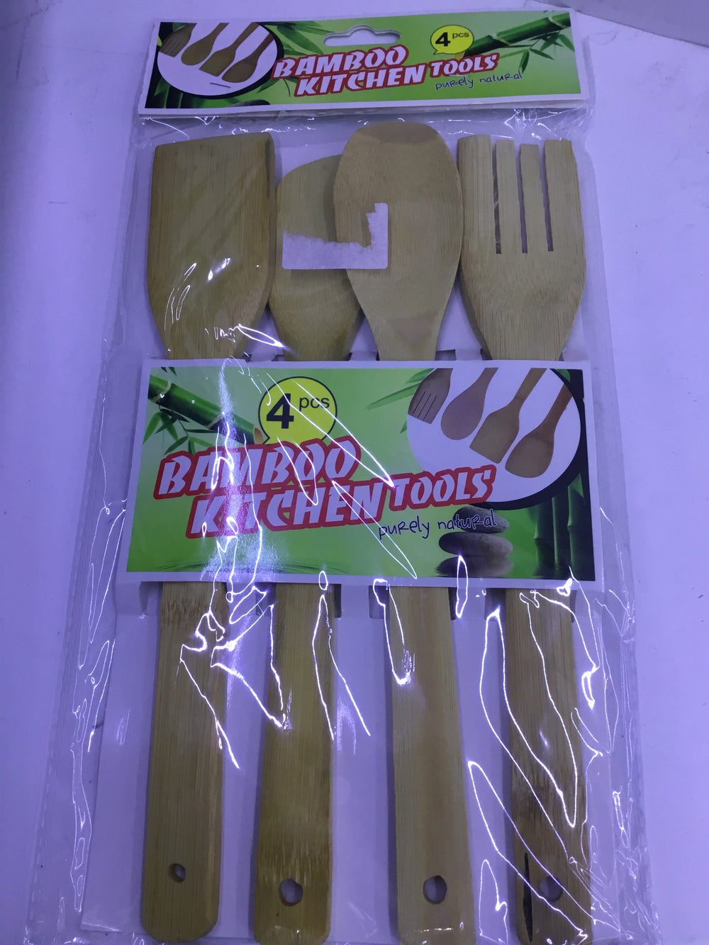 Bamboo kitchen tools 4pc