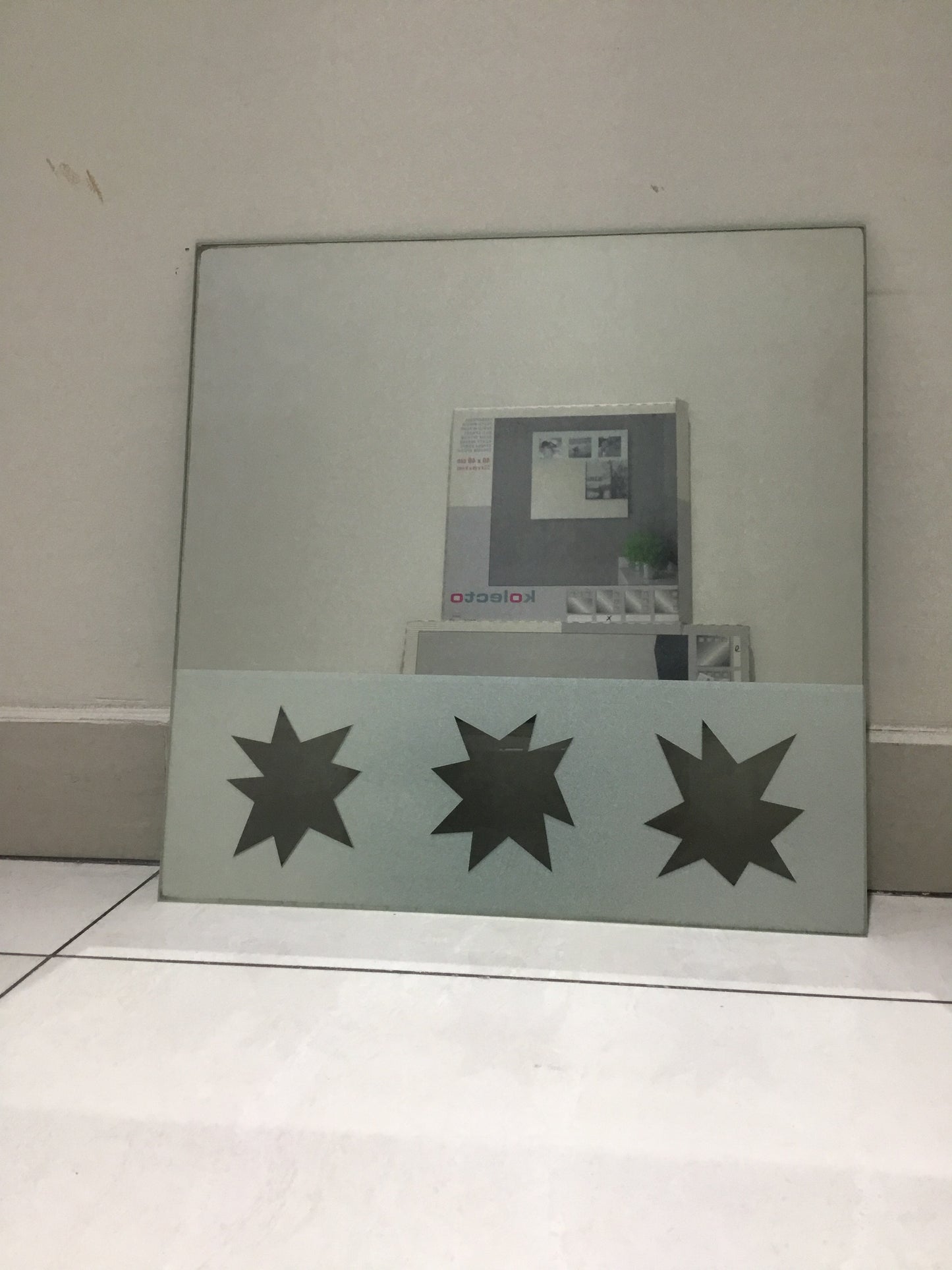 FR KOLECTO Photo Mirror - (40*40cm - 3 X 9*9cm) - KOL-403