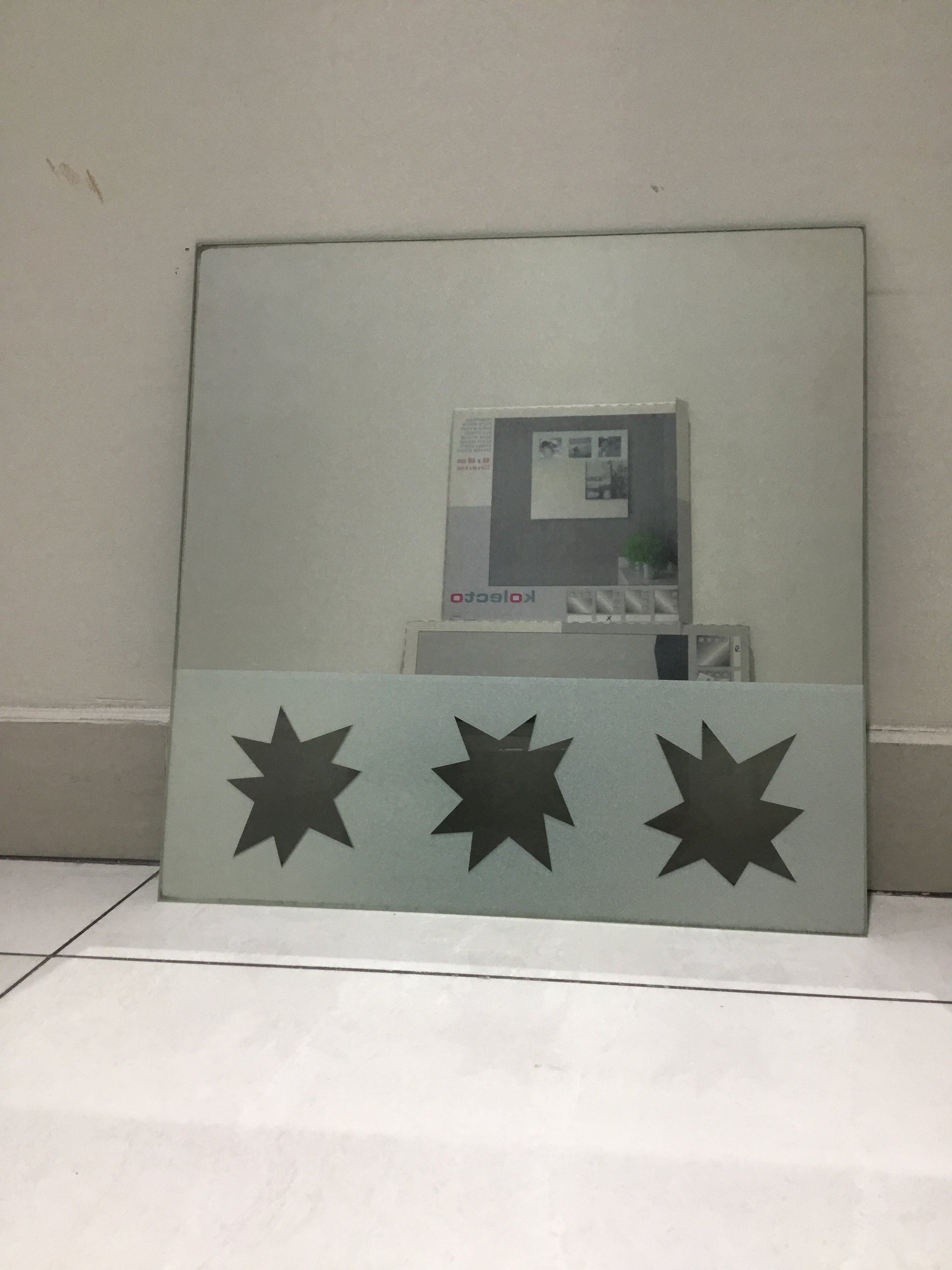 FR KOLECTO Photo Mirror - (40*40cm - 3 X 9*9cm) - KOL-403