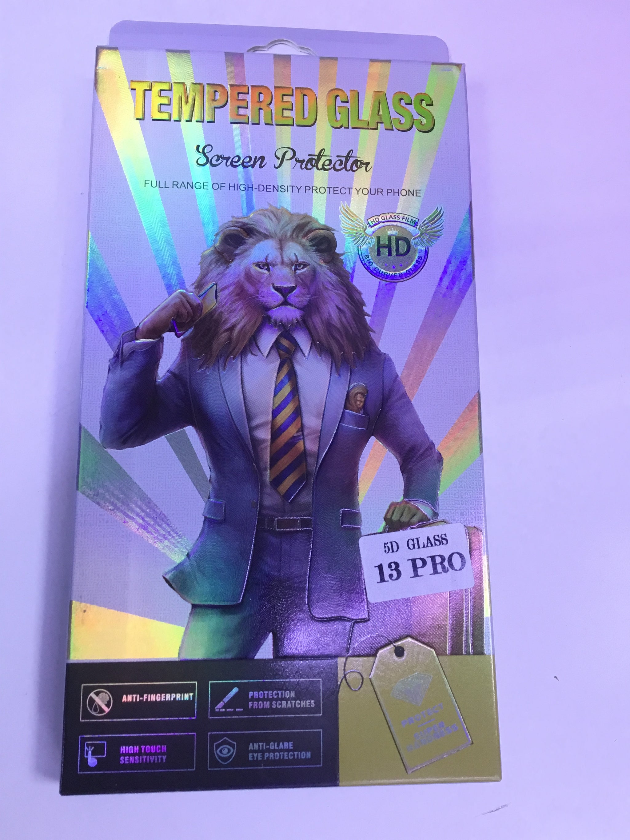 Tempered Glass HD- Screen Protector - 5D - iPhone - 13 Pro | Premium Quality - Best Sell Online