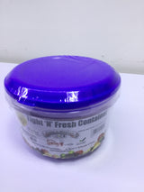 Tight N Fresh Round Container Set- Blue Cover (3pcs) - 625ml, 1Ltr, 1.5Ltr | Premium Quality - Best Sell Online