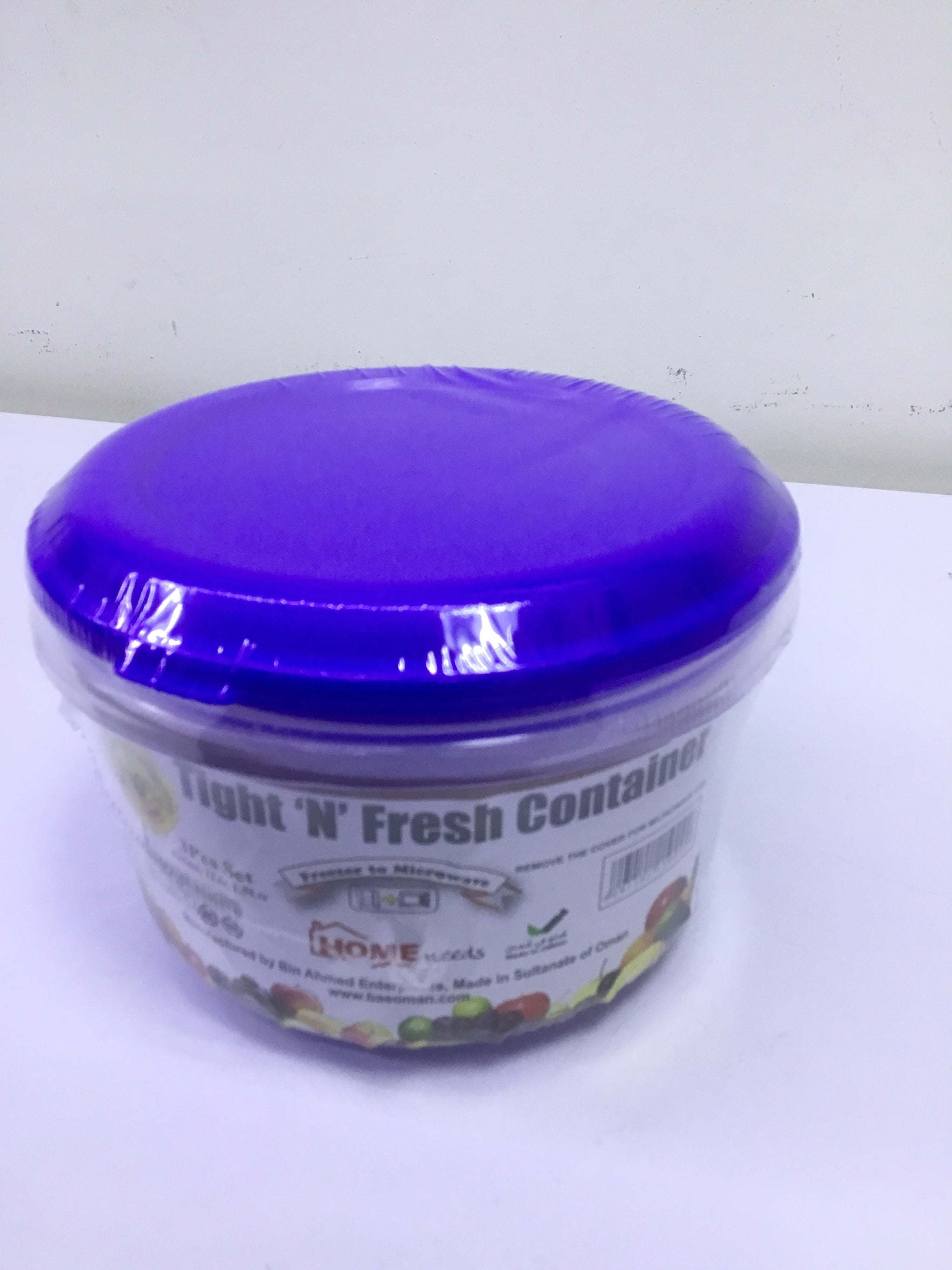 Tight N Fresh Round Container Set- Blue Cover (3pcs) - 625ml, 1Ltr, 1.5Ltr | Premium Quality - Best Sell Online