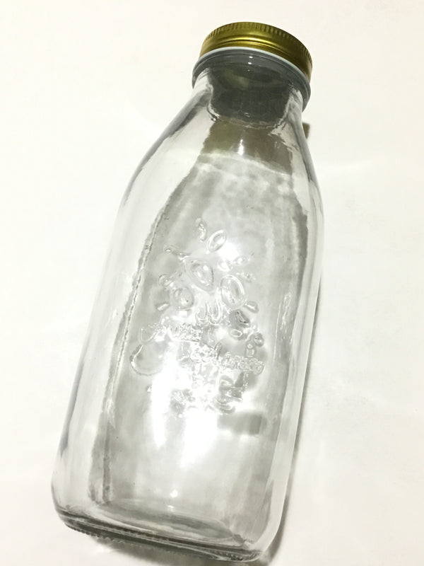 FR Glass Bottle - W/Gold - 1000ml - 36260-184