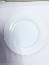 FR Round Shaped Plate With White and Green Color - 001