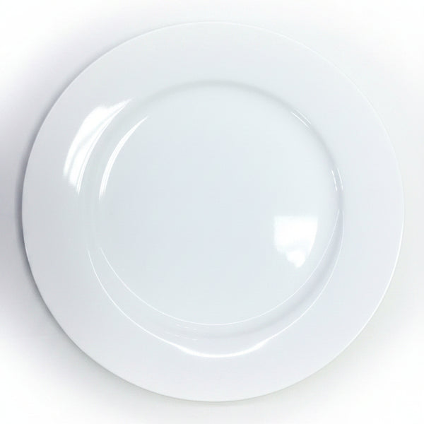 FR Round Shaped Plate With White and Green Color - 001