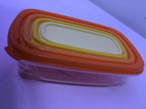 Durable Plastic Storage Box - (Rectangular Shape Small) - 4pcs)