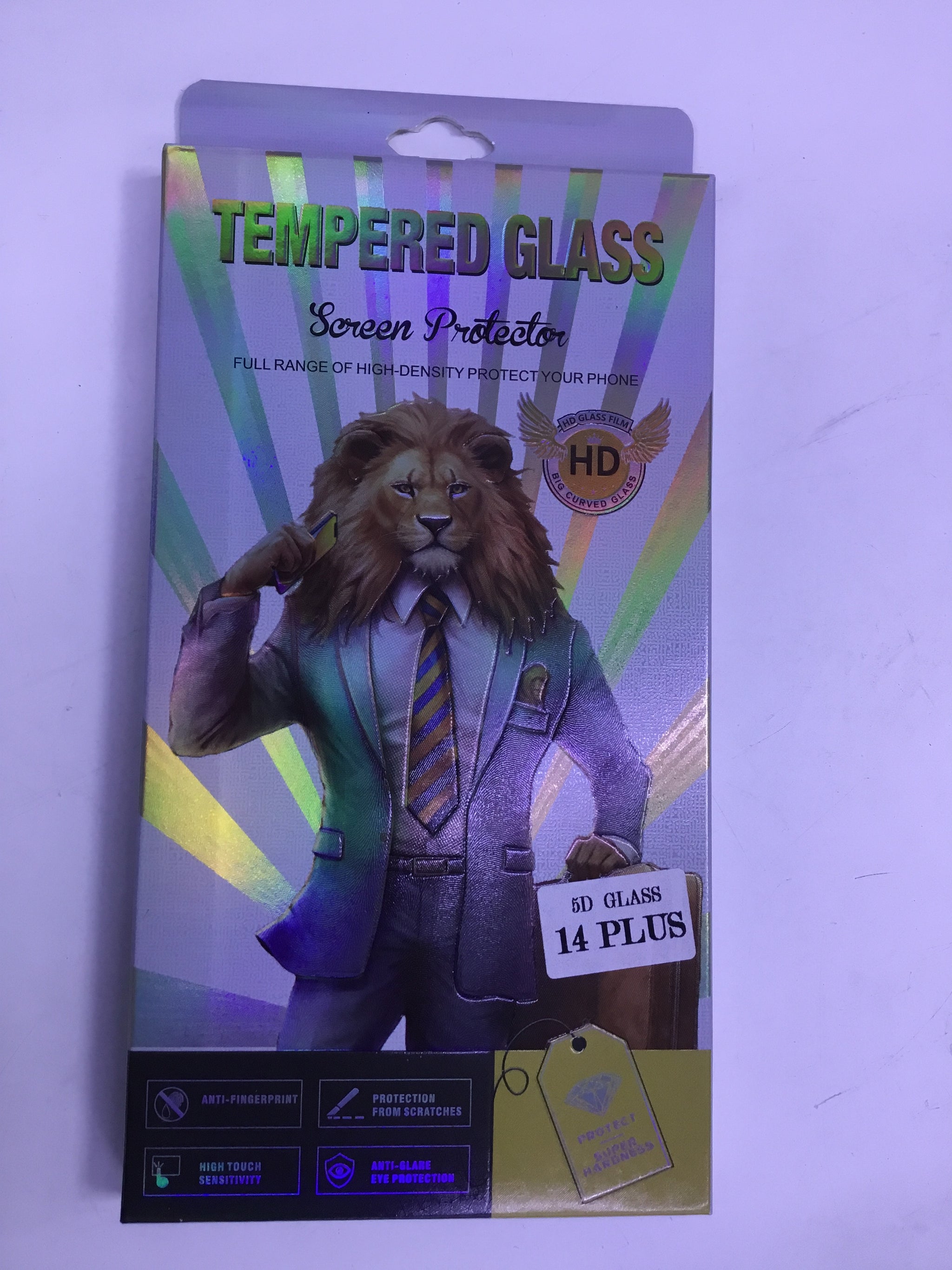 Tempered Glass HD- Screen Protector - 5D - iPhone - 14 Plus | Premium Quality - Best Sell Online
