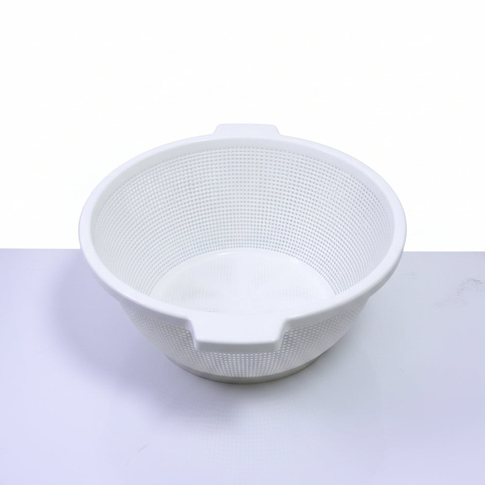 Multipurpose Plastic Basket Rice Drainer - Off White - AF751| Premium Quality| Best Sell Online
