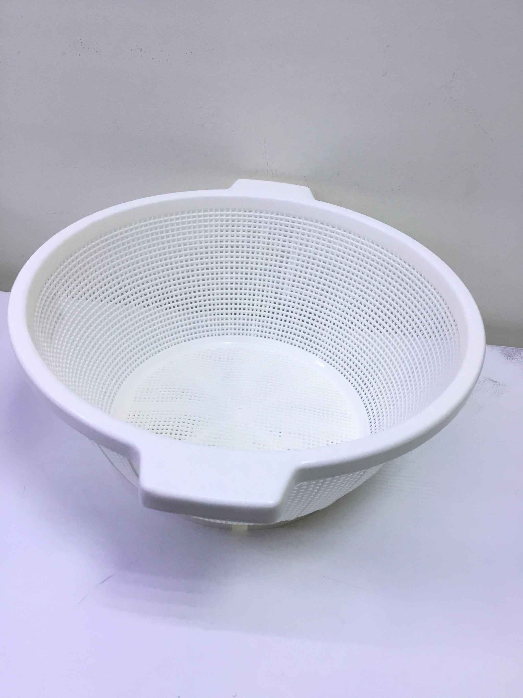 Multipurpose Plastic Basket Rice Drainer - Off White - AF751| Premium Quality| Best Sell Online