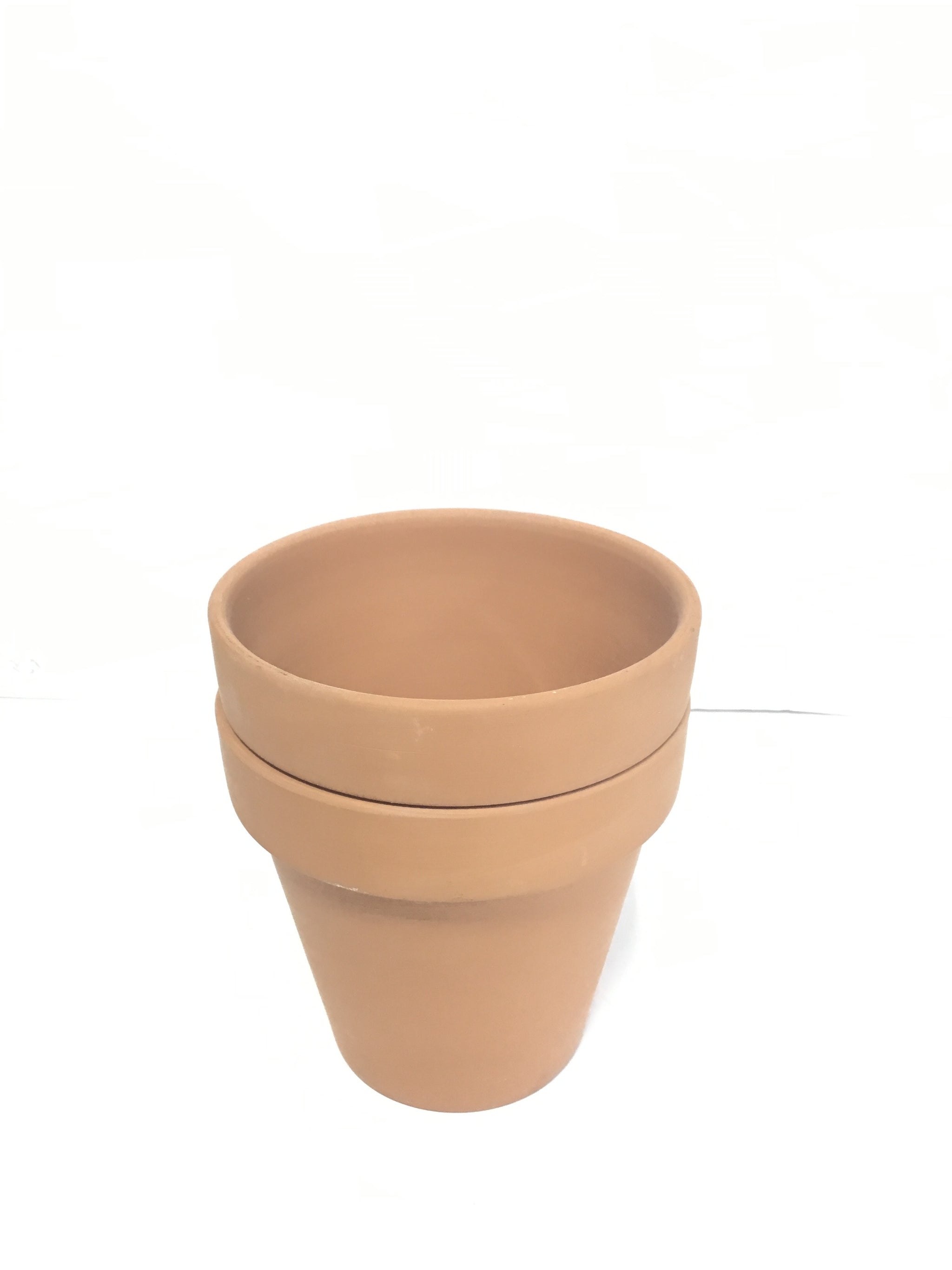 FR Unglazed Flower's Pot -2pcs