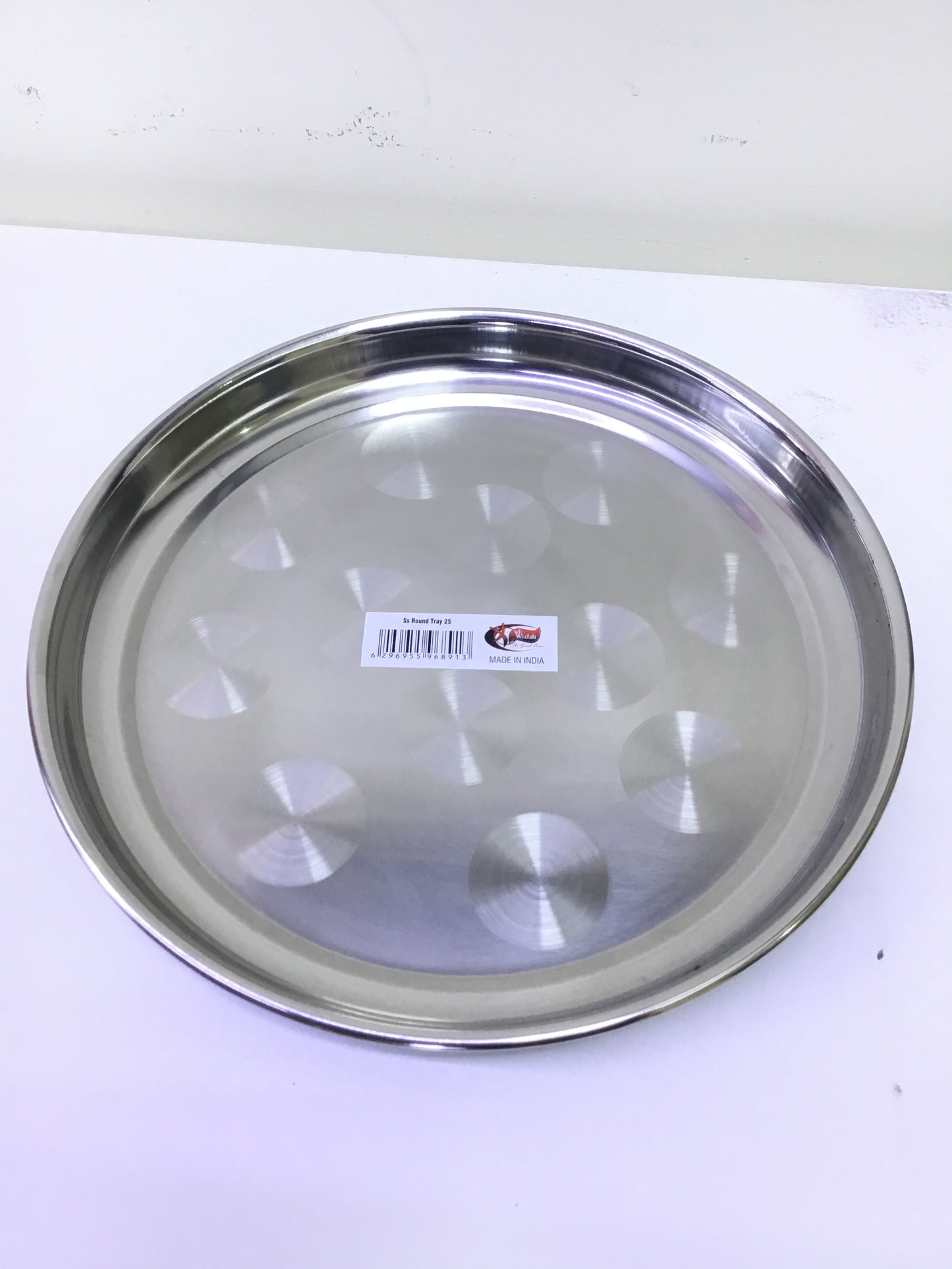 Round Shape Stainless Steel Tray - 25| Premium Quality| Best Sell Online