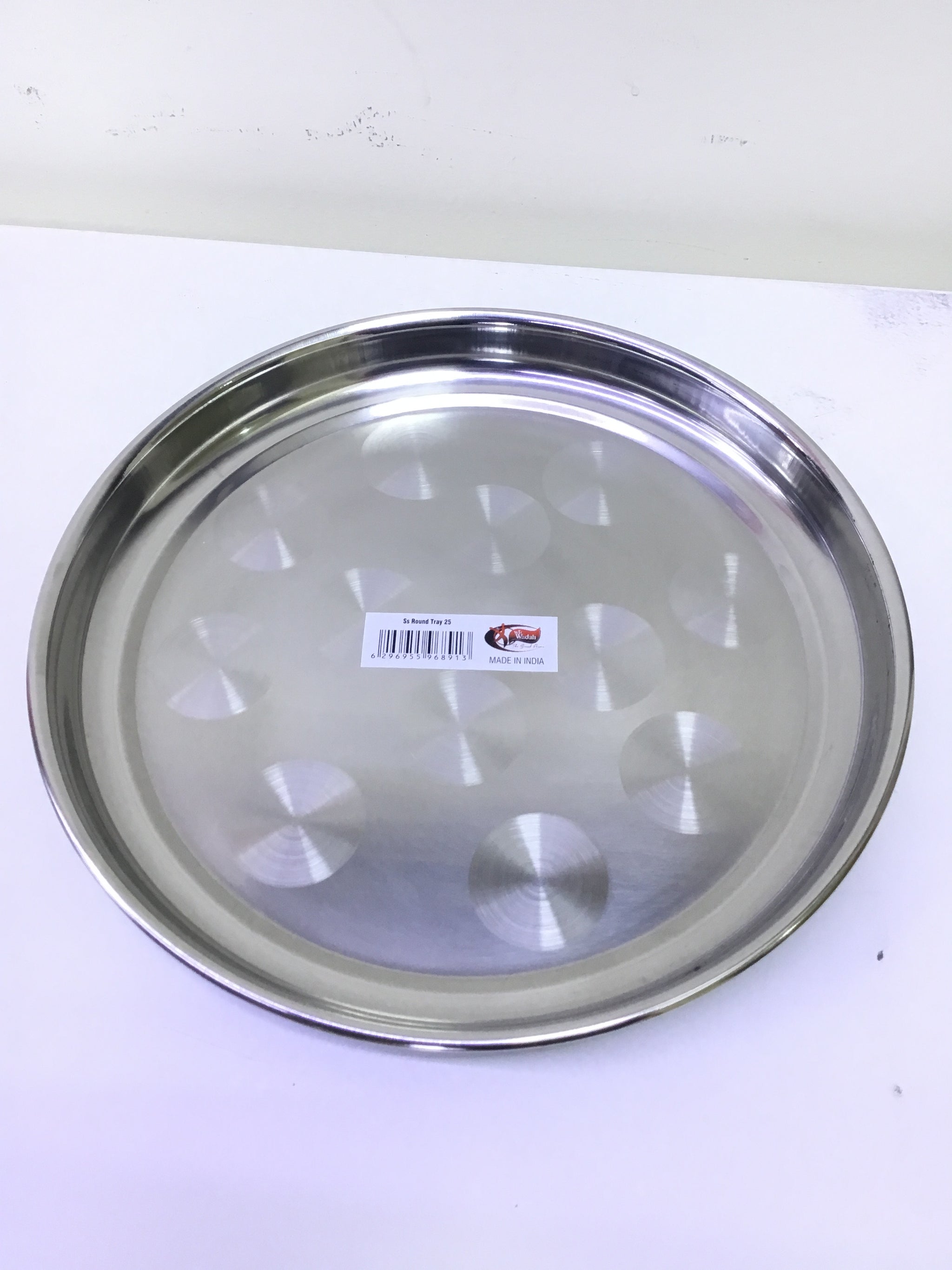 Round Shape Stainless Steel Tray - 25| Premium Quality| Best Sell Online