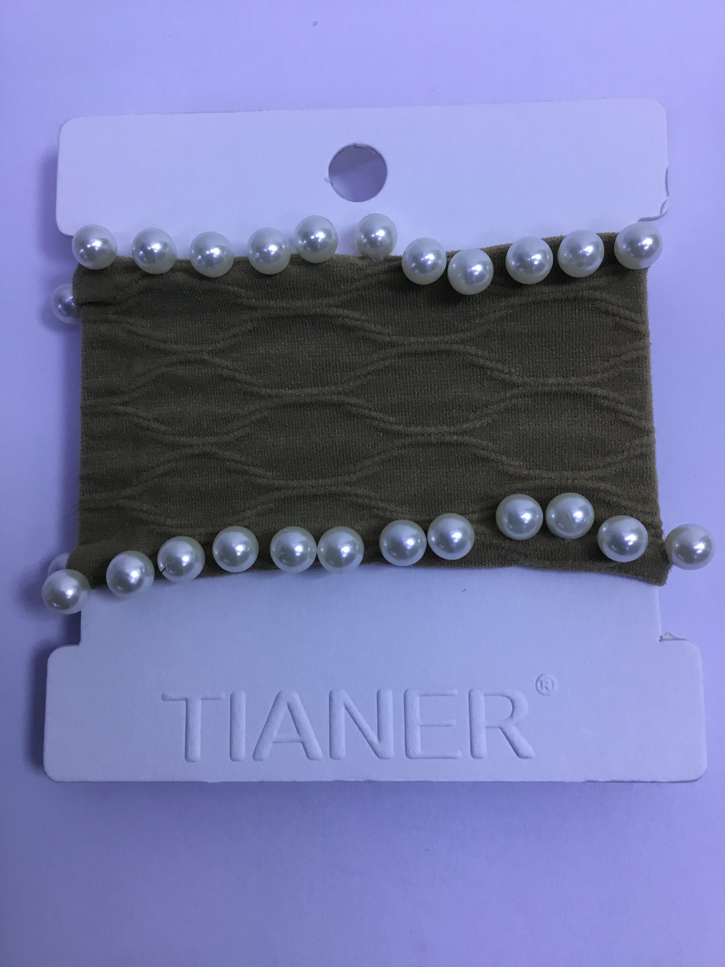 Tianer Pearl Elastic Hair Band - Brown - Q-YWZYSP 001-2024- 08 - Premium Quality | Best Sell Online