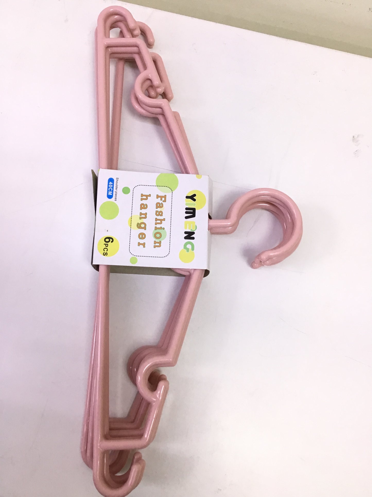 Yimeng Fashion Plastic Cloth Hunger- Pink (6pcs)- 40cm - WTC- 7830 | Premium Quality - Best Sell Online