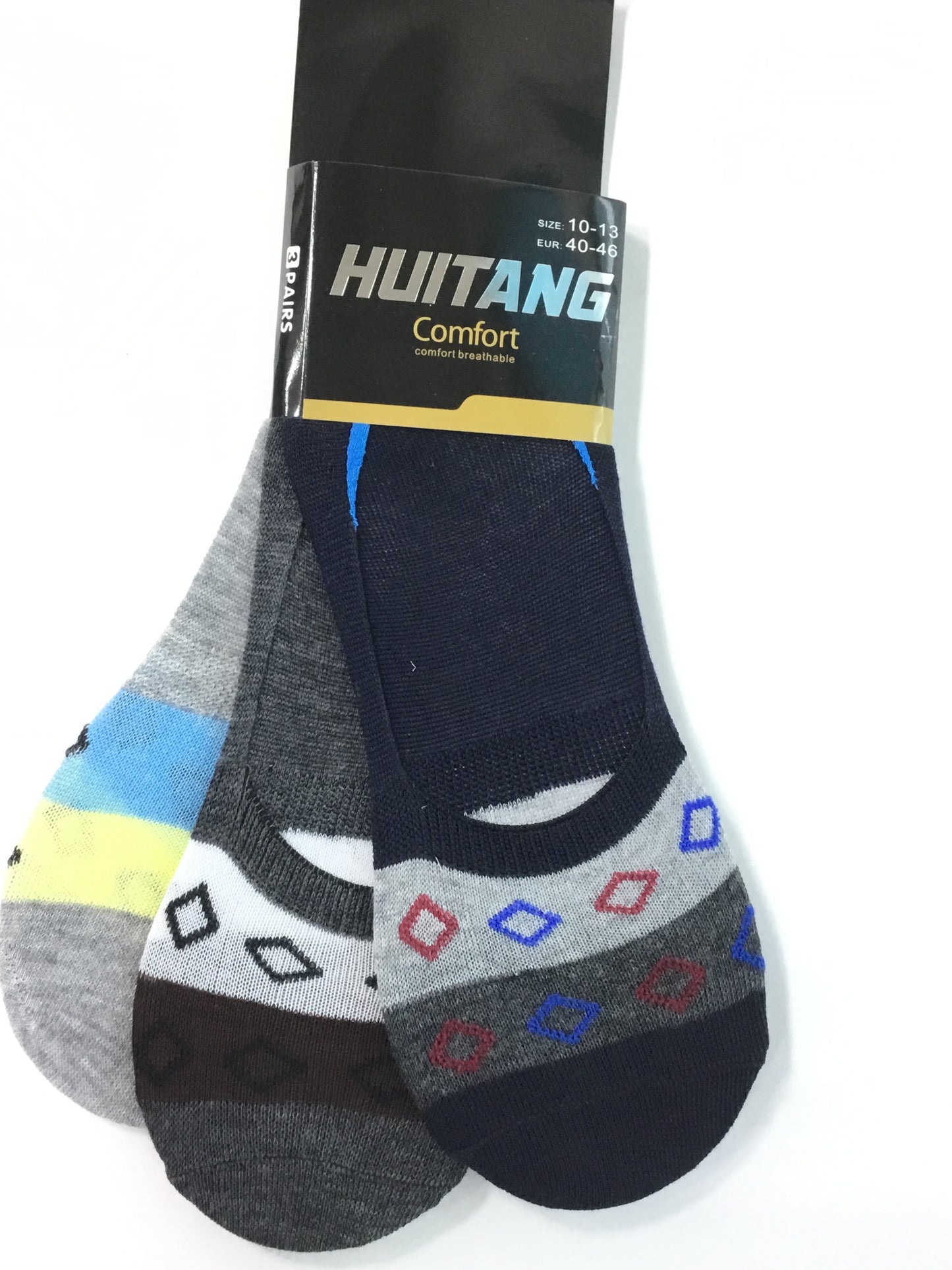 Soft-Toe Huitang Comfort Socks - 3pcs
