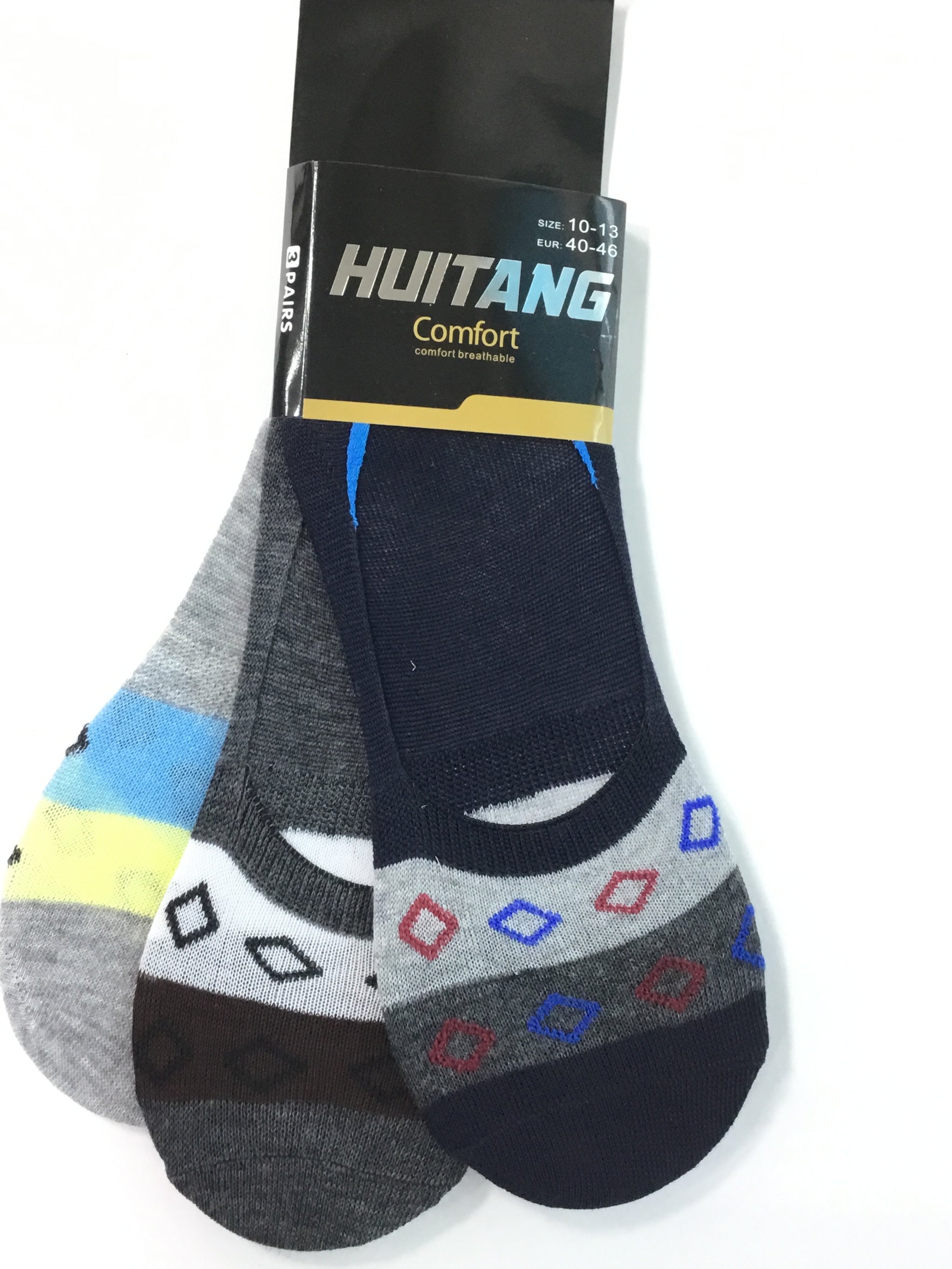 Soft-Toe Huitang Comfort Socks - 3pcs