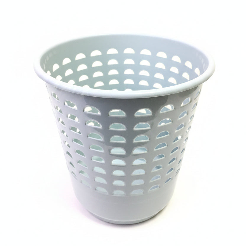 Multipurpose Plastic Waste Paper Basket - Light Blue - AF- 933| Premium Quality| Best Sell Online