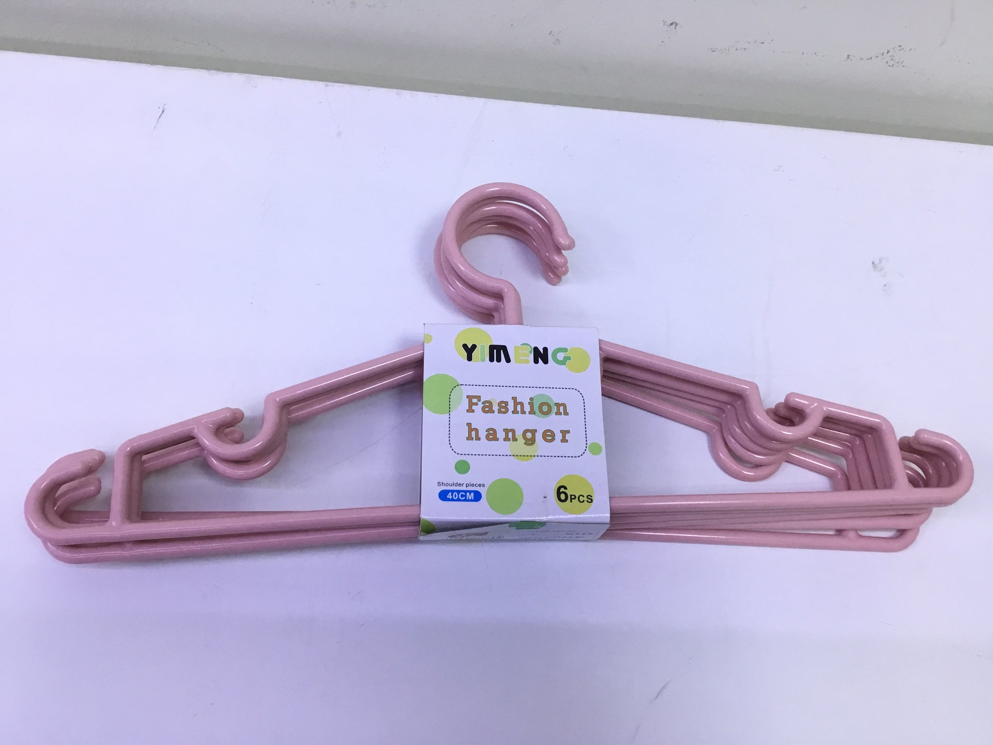 Yimeng Fashion Plastic Cloth Hunger- Pink (6pcs)- 40cm - WTC- 7830 | Premium Quality - Best Sell Online