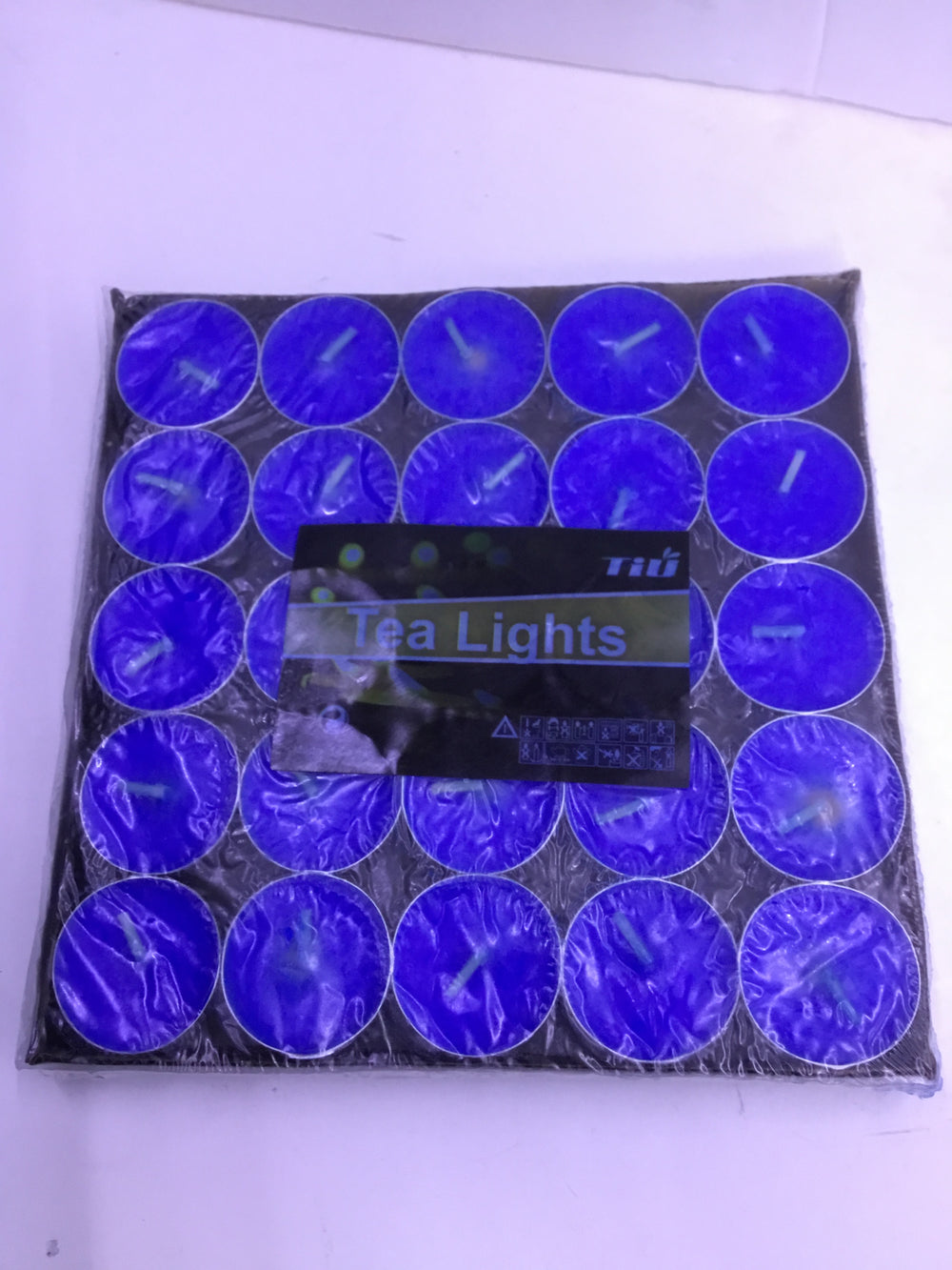 TIU bLUE Tea Light Candles
