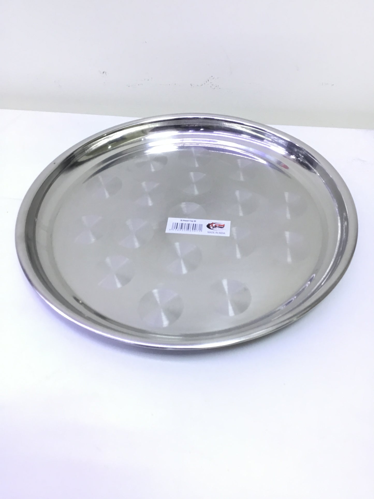 Round Shape Stainless Steel Tray - 30| Premium Quality| Best Sell Online