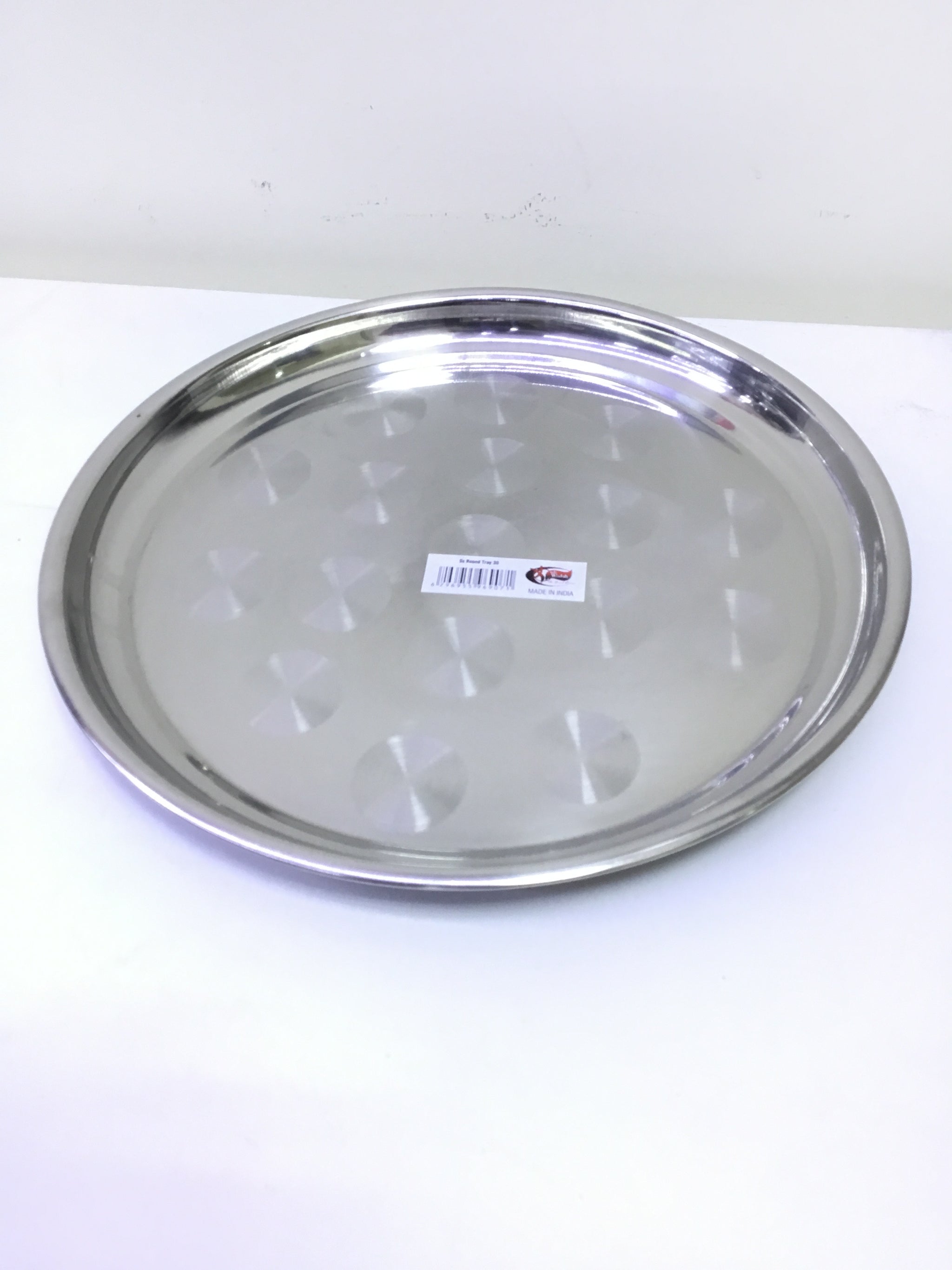 Round Shape Stainless Steel Tray - 30| Premium Quality| Best Sell Online
