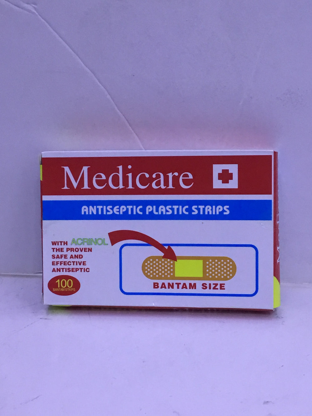 Medicare Antiseptic plastic Strips-Bantam size 100pc
