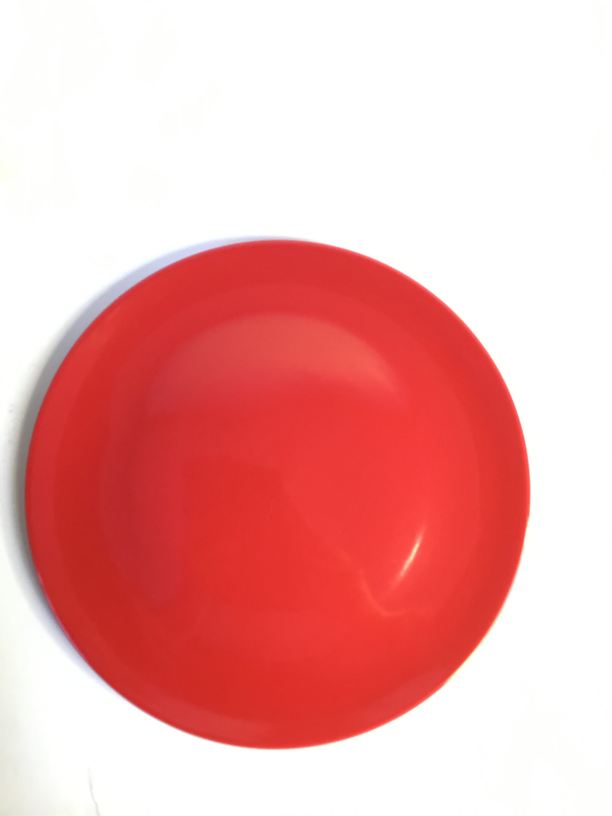 Round Shape Red Color Dish - Large - 001