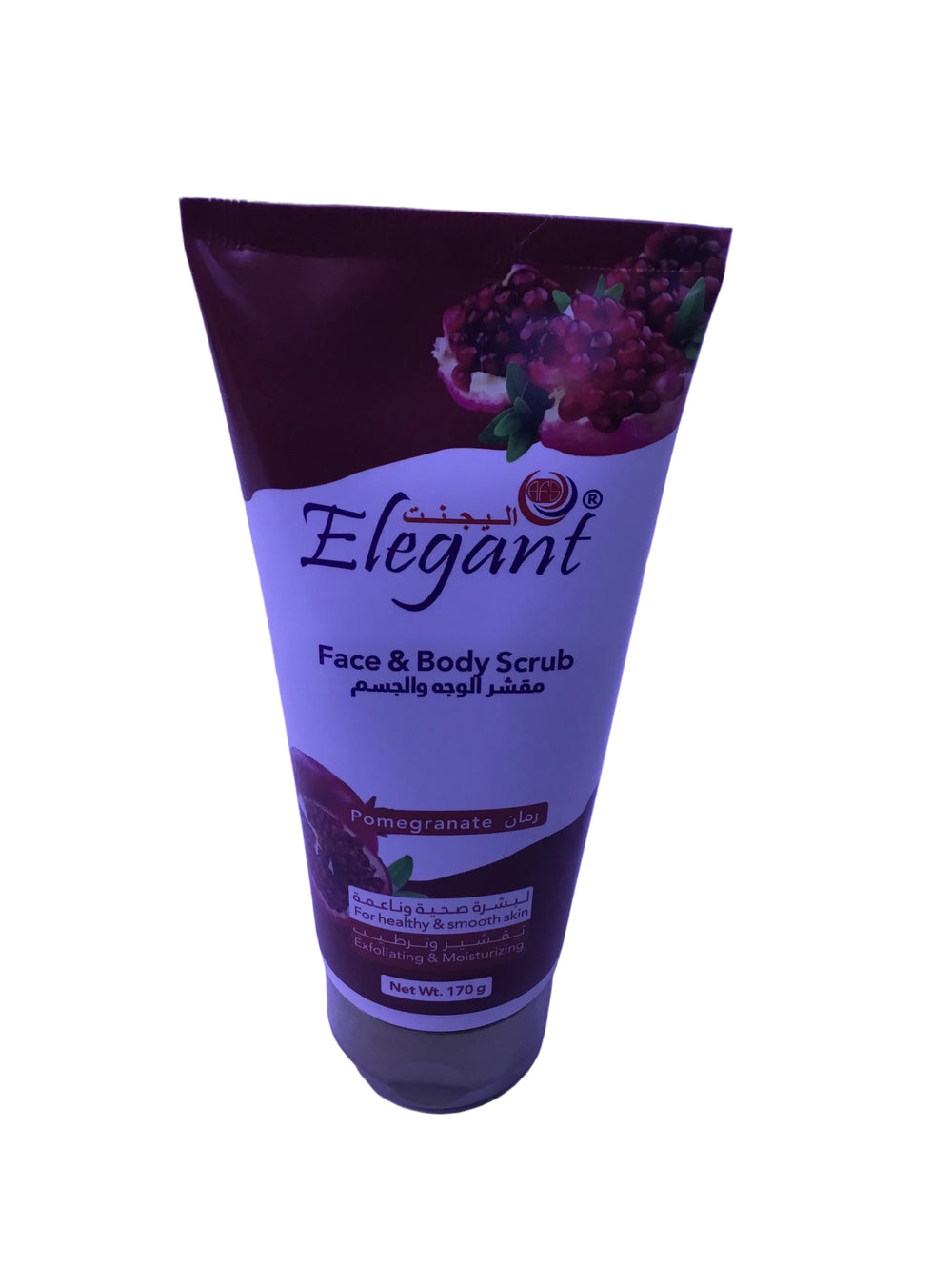 Elegant Face And Body Scrub-(Pomegranate) - 170g - Healthy And Smooth Skin - Premium Quality