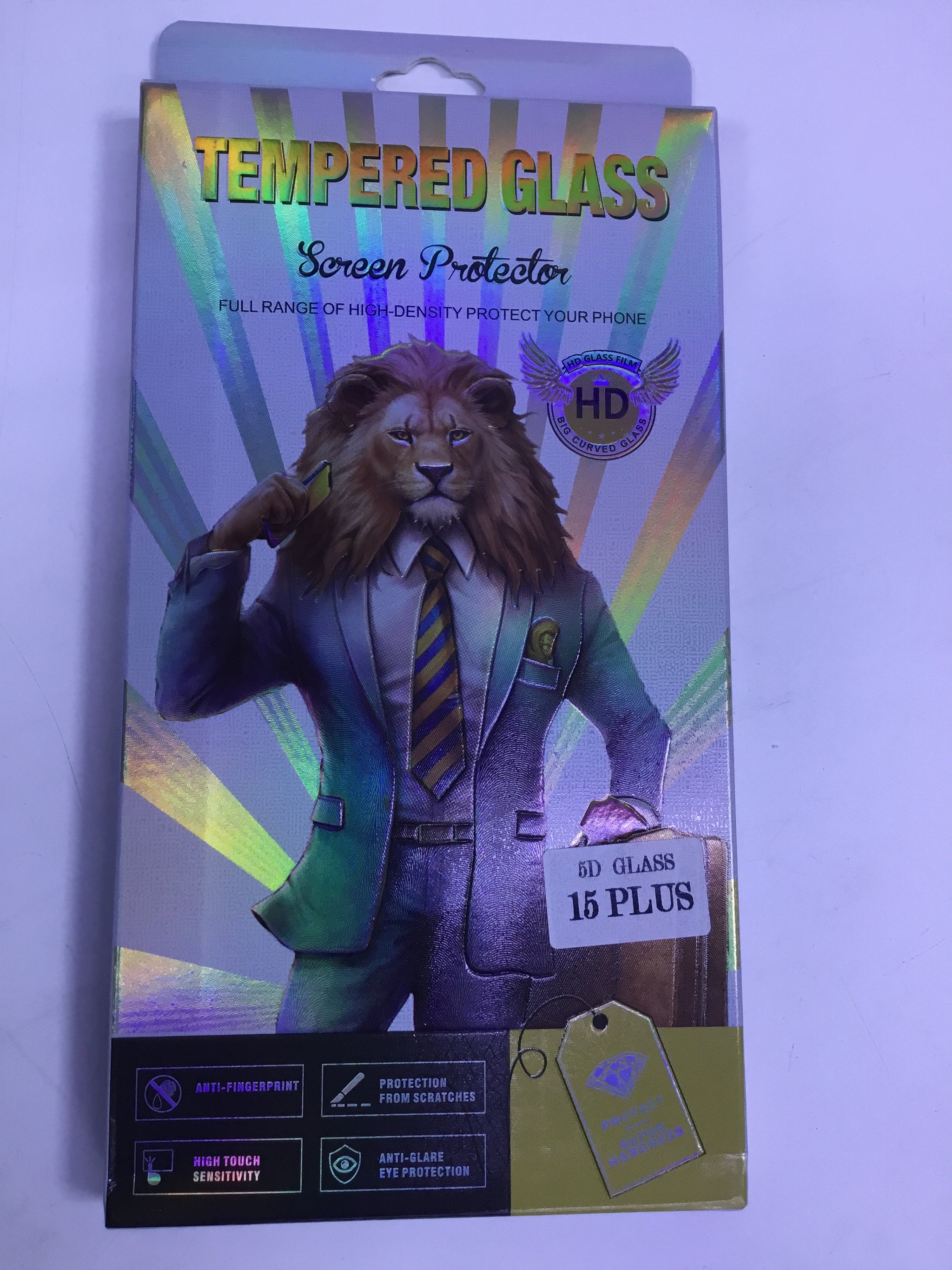 Tempered Glass HD- Screen Protector - 5D - iPhone - 15 Plus | Premium Quality - Best Sell Online