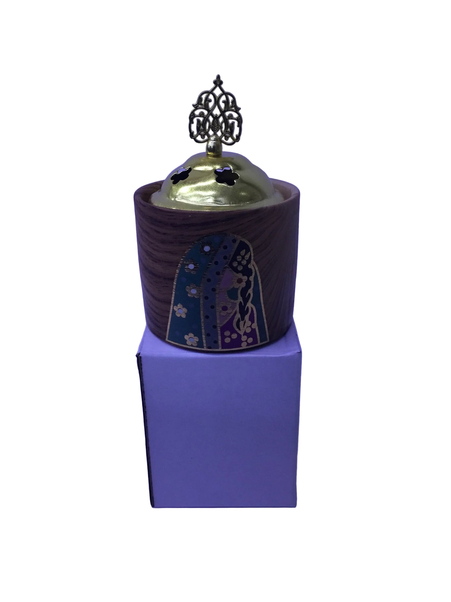 Royal Wooden Bakhoor Burner -  NF-34120-P  | Premium Quality - Best Price Online