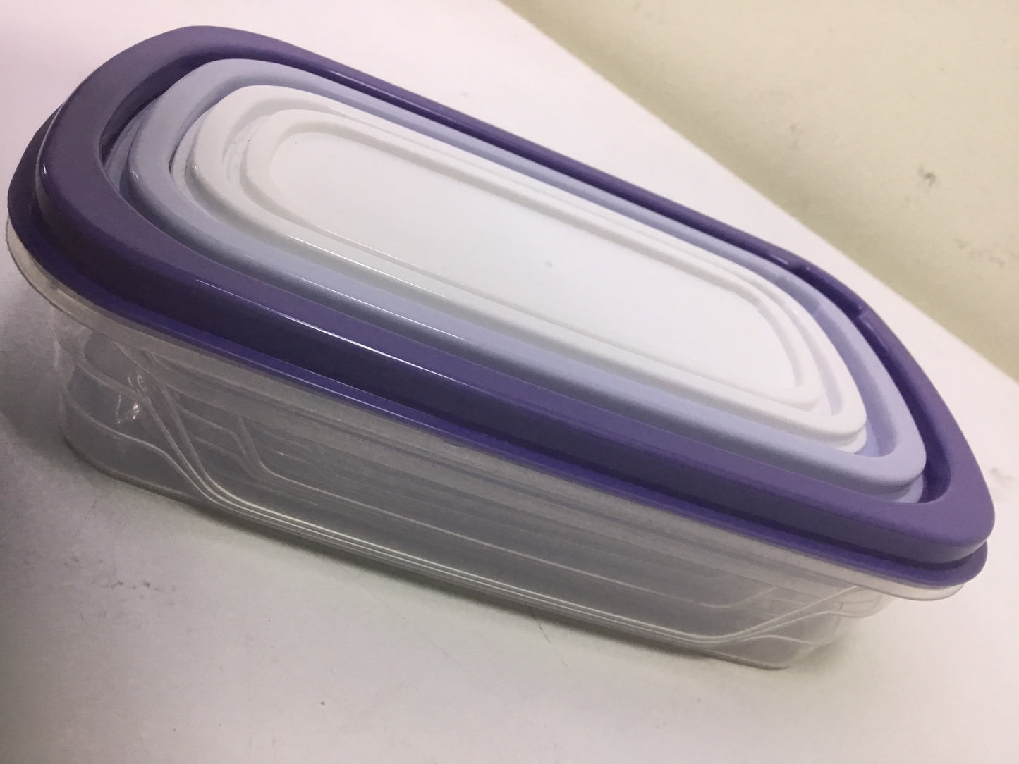 Durable Plastic Storage Box - (Rectangular Shape Small) - 4pcs)