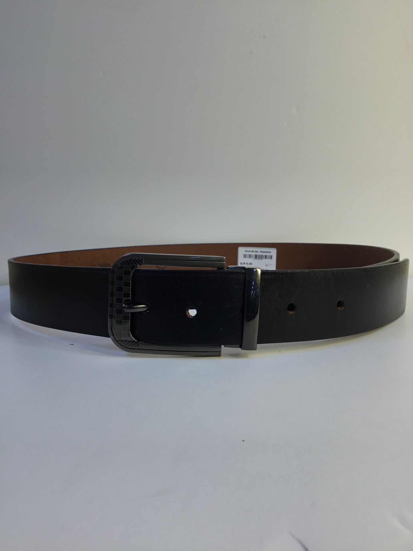 Milestone Premium Black Lather Belt - 001