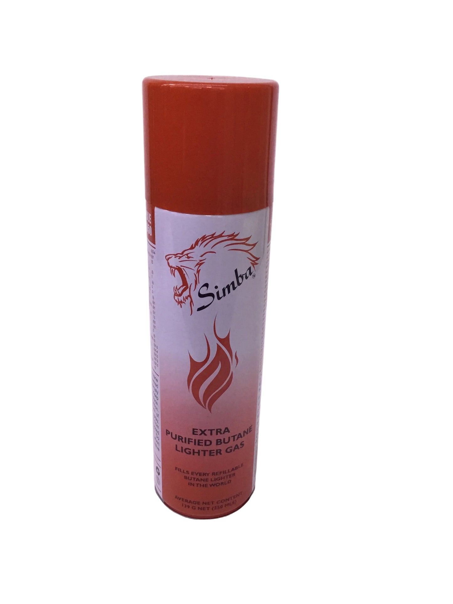 Simba Extra Purified Butane Lighter Gas - 250ML - Premium Quality