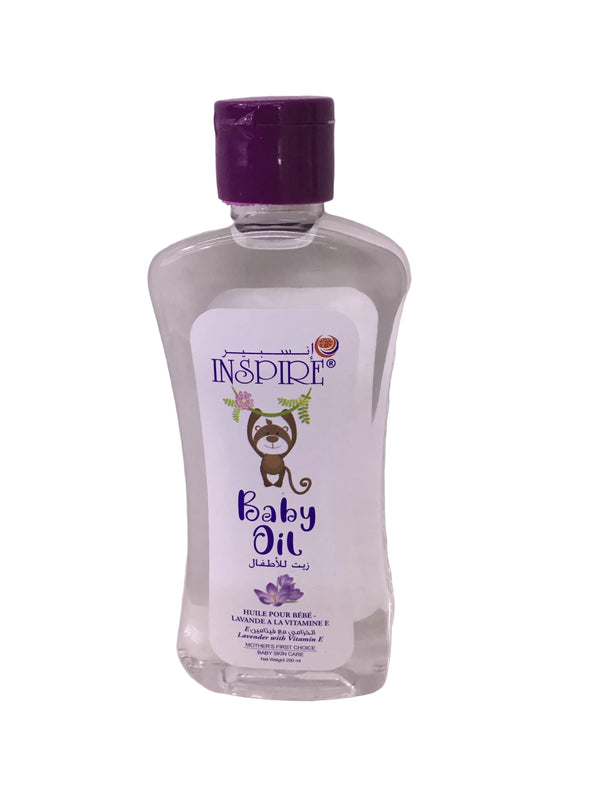 Inspire Baby Oil – Lavender & Vitamin E - 200ml