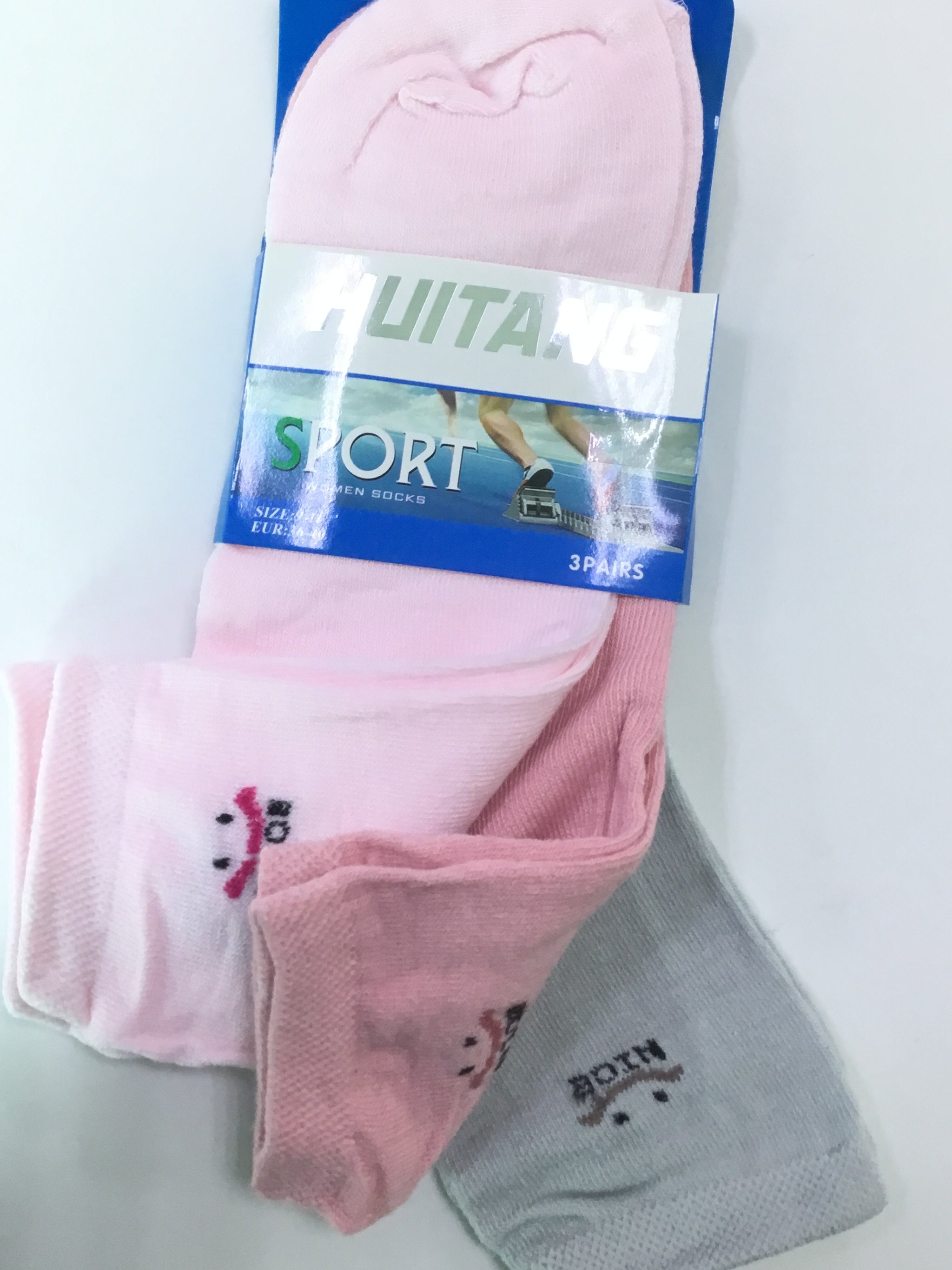Daily Comfort - Huitang Sport Women Socks-3pcs- Nice