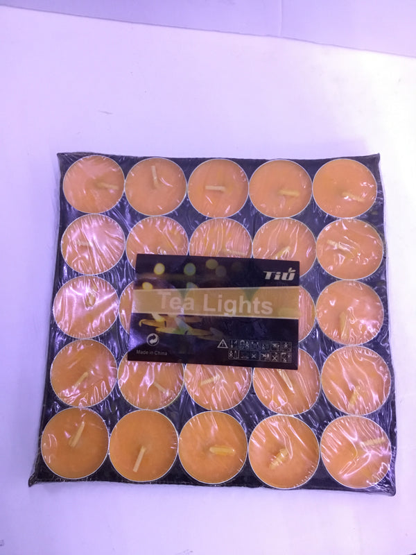 TIU ORANGE Tea Light Candles