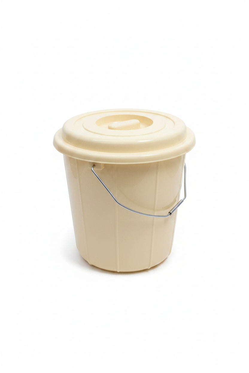 Home Need's Bucket ~ (Beige-8 LTR) | Extra Strong & Durable