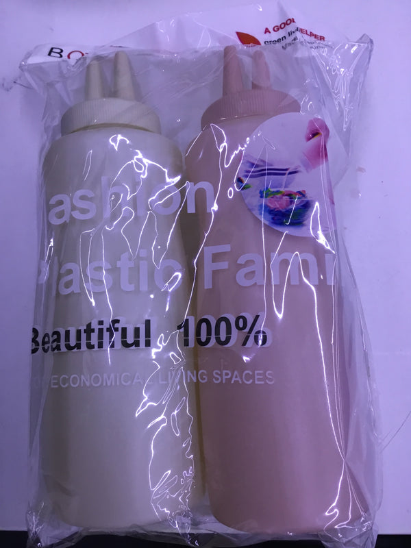 Plastic Squeeze Bottles Set