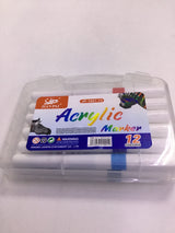 Acrylic Marker Pen - 12pcs - JP-1001-12 | Premium Quality - Best Price Online