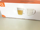 Glass Cup - 255ml- 3pc -JXZB0053K
