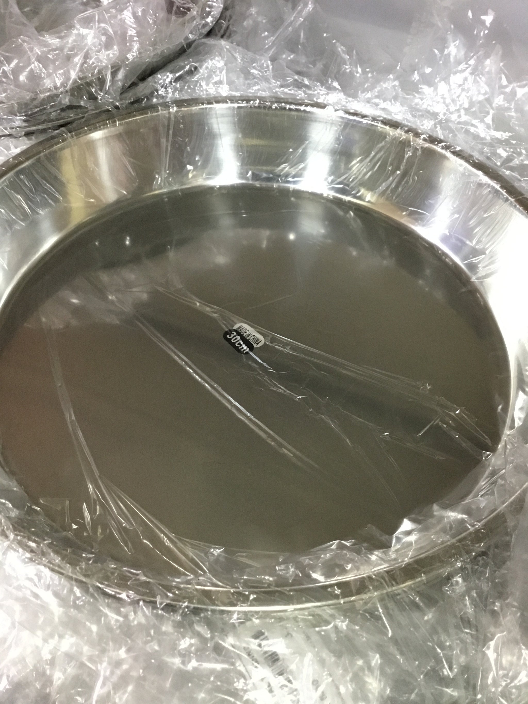 Stainless Steel Tray Round - 30cm -IE-59394