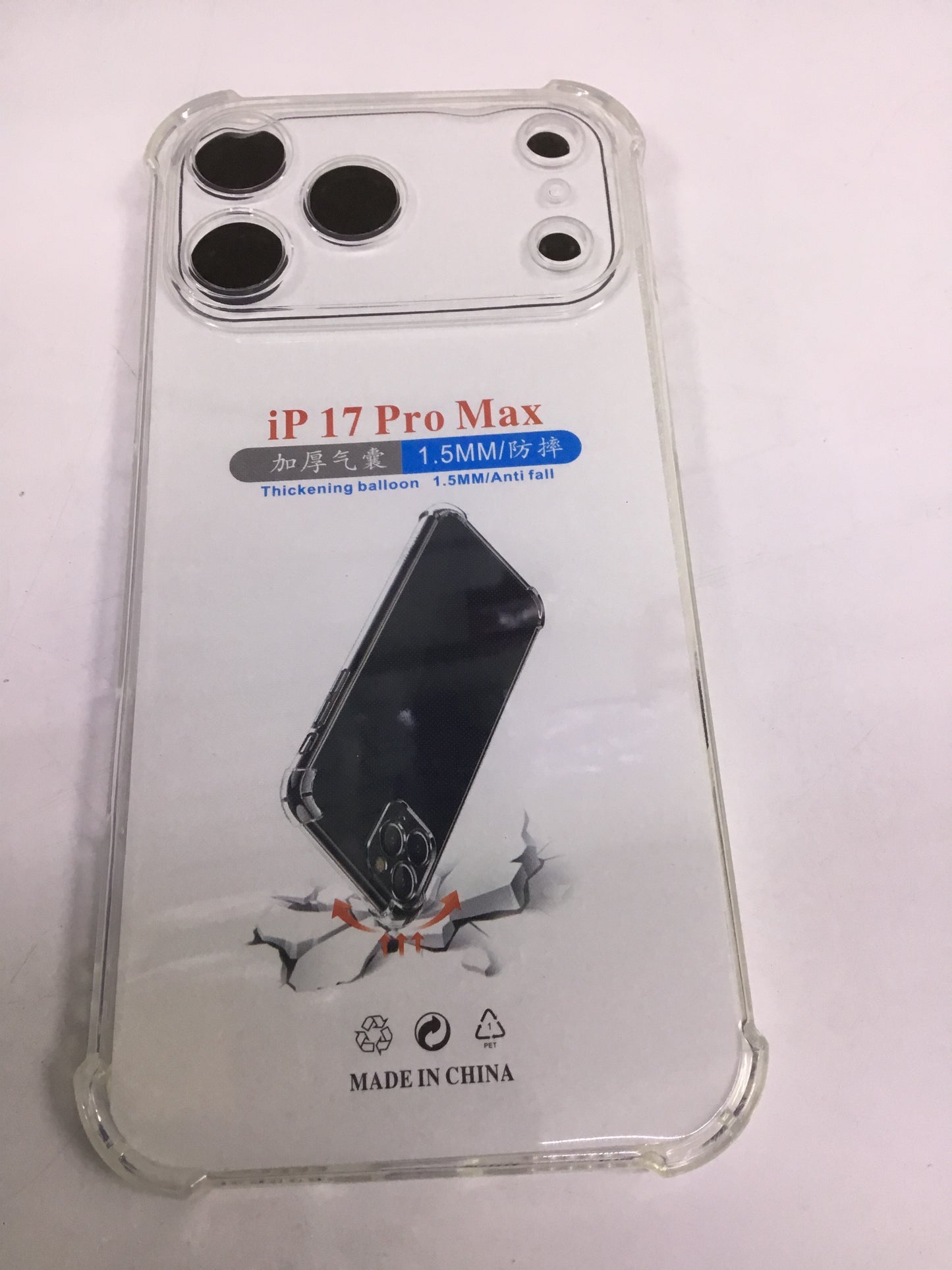 iPhone 17 Pro Max Transparent Case Protector - 1.5mm | Premium Quality - Best Sell Online