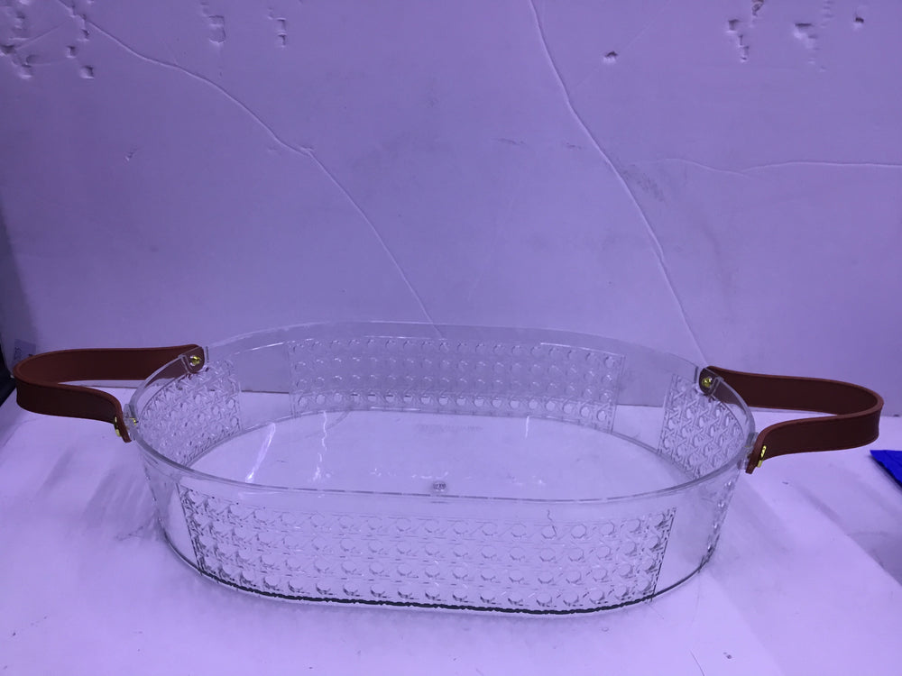 Clear Oval 30*12sm  Decorativ