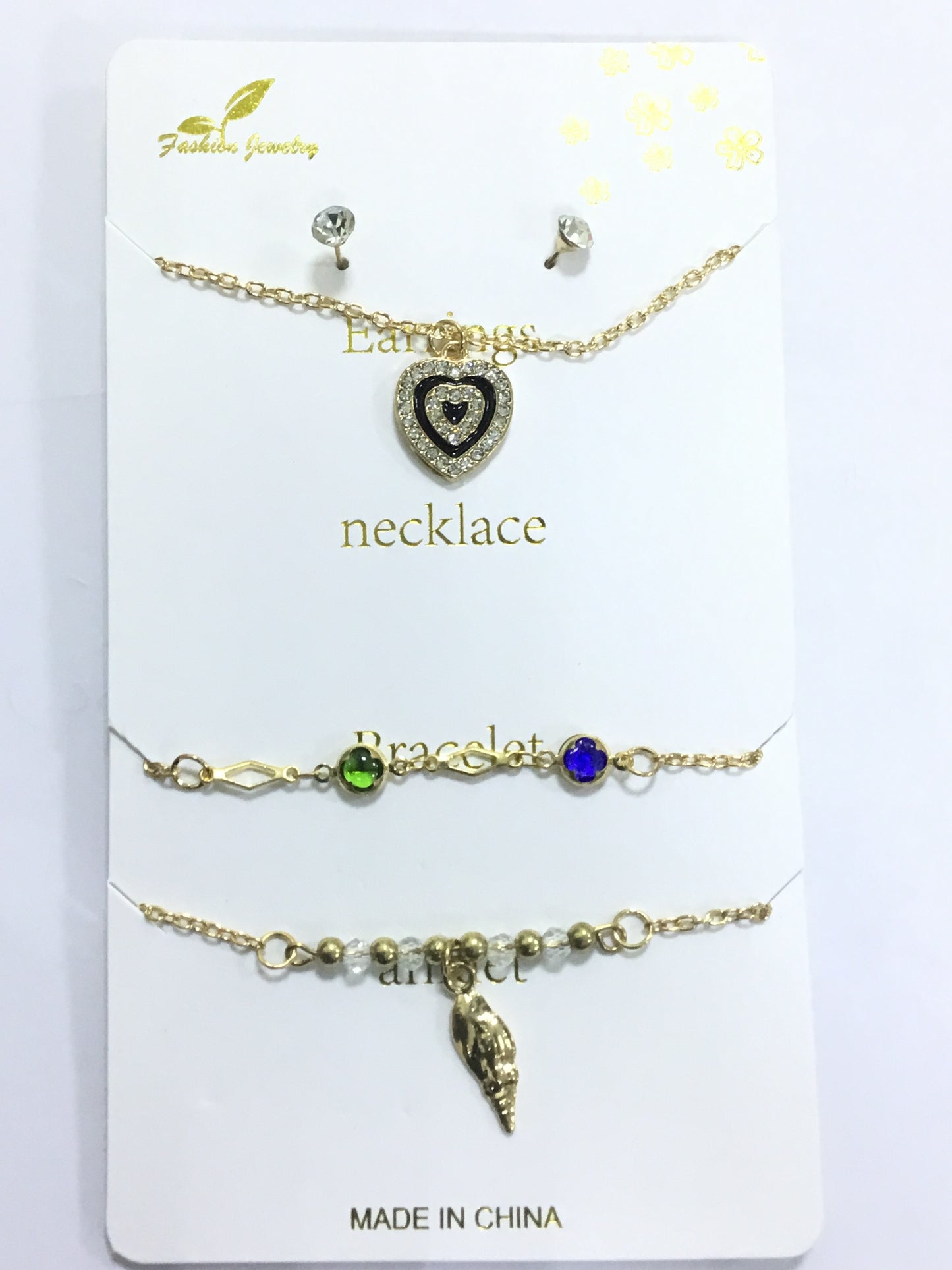 Daily Dazzle Jewelry Set - 4pcs