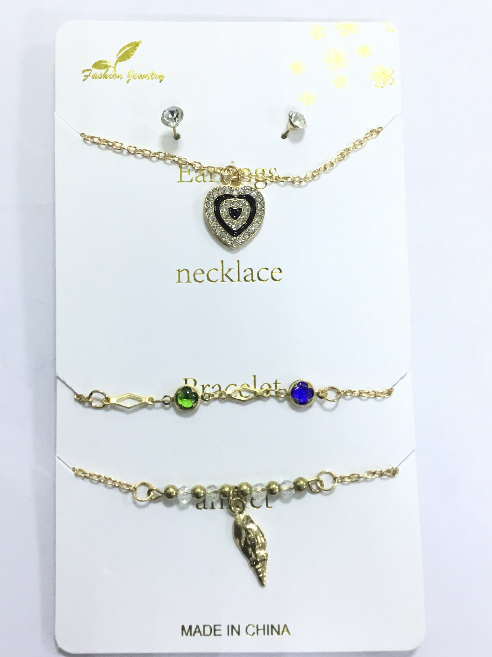 Daily Dazzle Jewelry Set - 4pcs